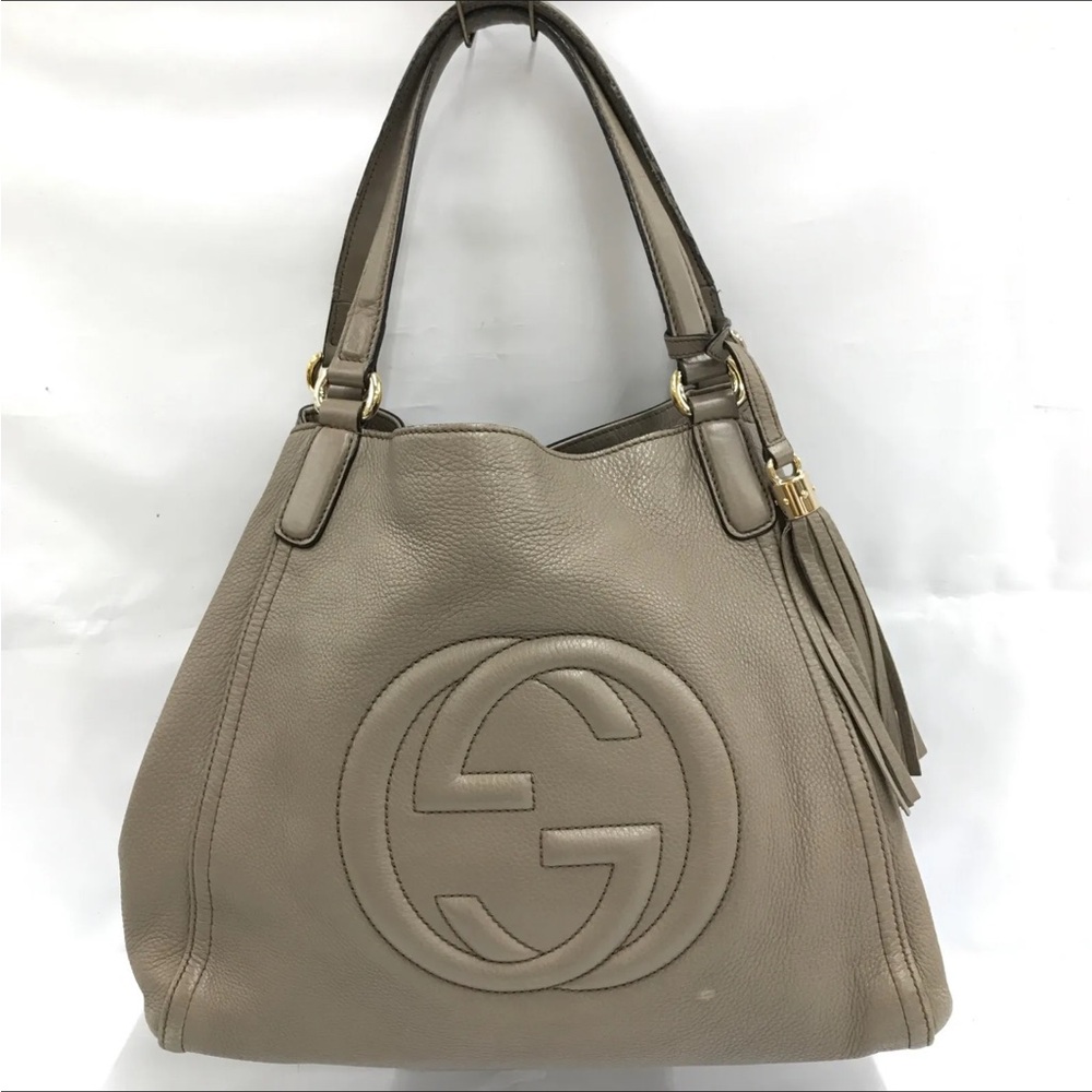 Gucci Soho Tote—-Greige—-AUTHENTIC!!!🩶🩶
